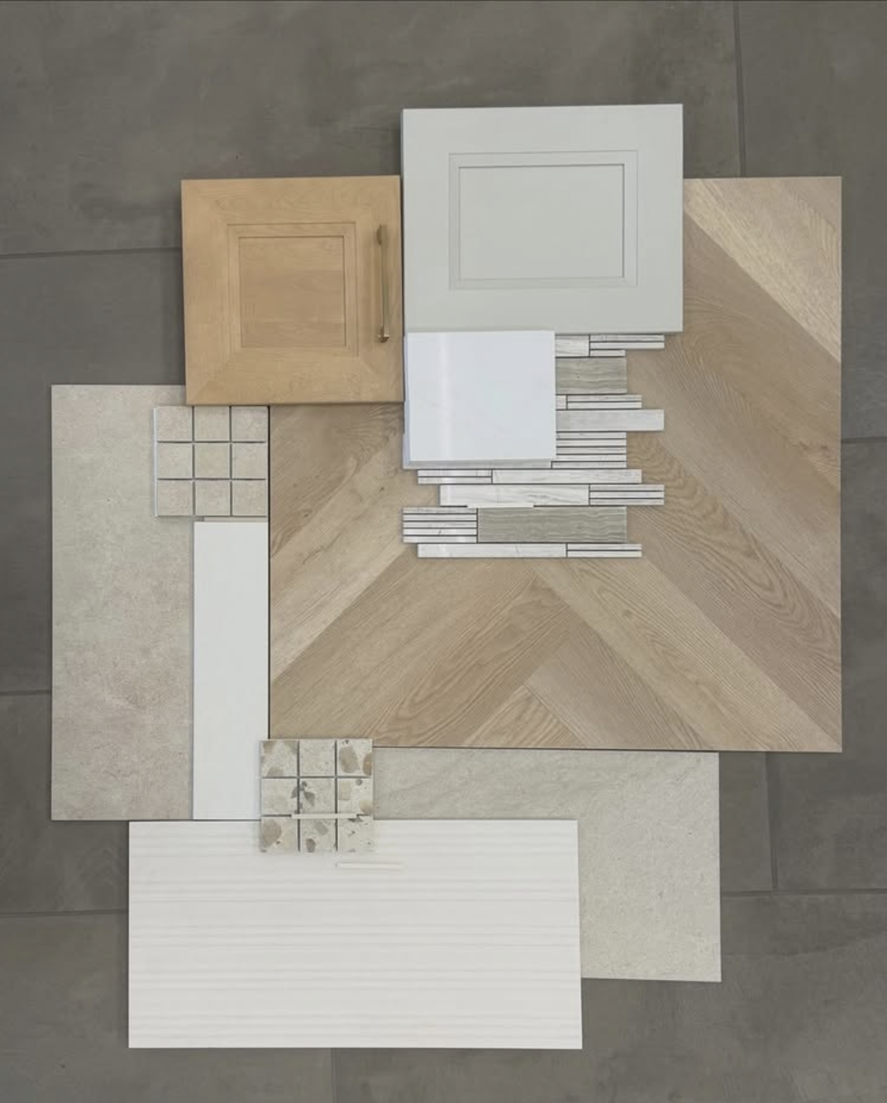 Frame.d mood board and finishes design service